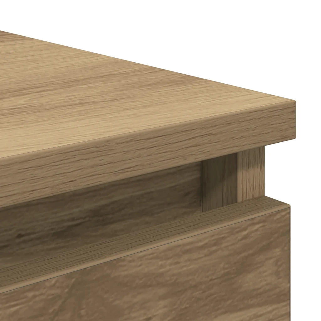 vidaXL Credenza con Cassetti Rovere Artigianale 37,5x35x99 cm