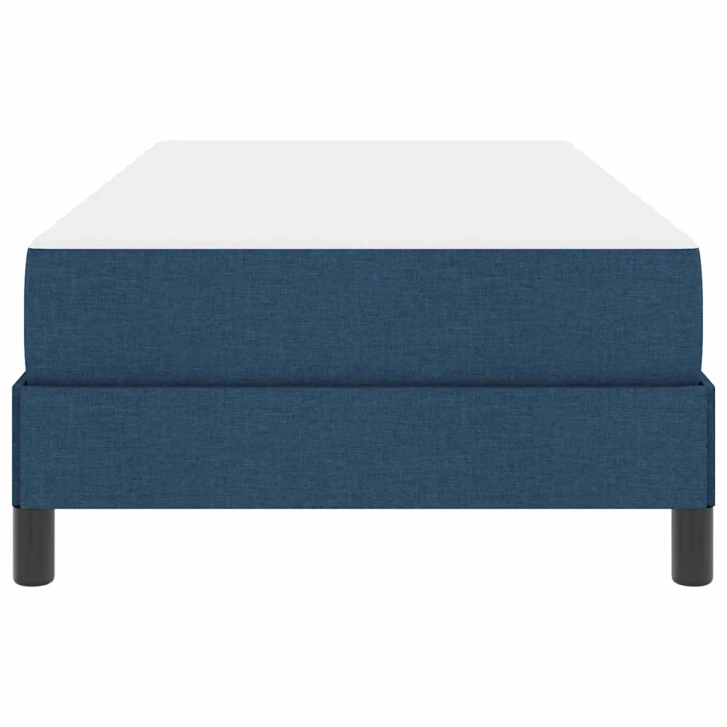 Letto a molle con materasso-Struttura Letto con Materasso Blu 80 x 200 cm Tessuto 498439