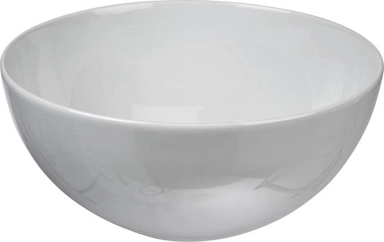 Piatti da dessert in porcellana bianca, 21 cm, cerchio