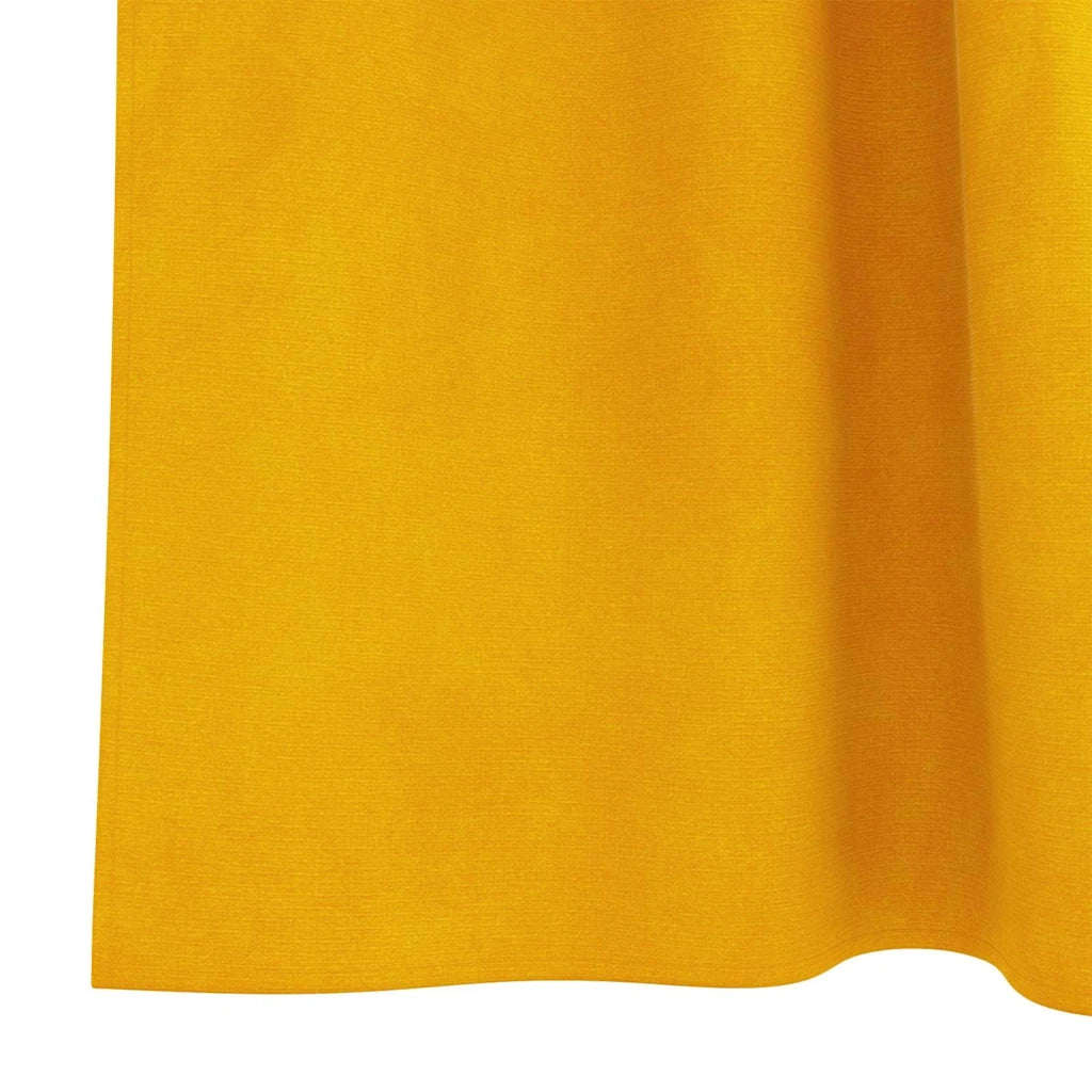Tende oscuranti 2 pcs Giallo senape 140 x 140 cm Velluto 4107278