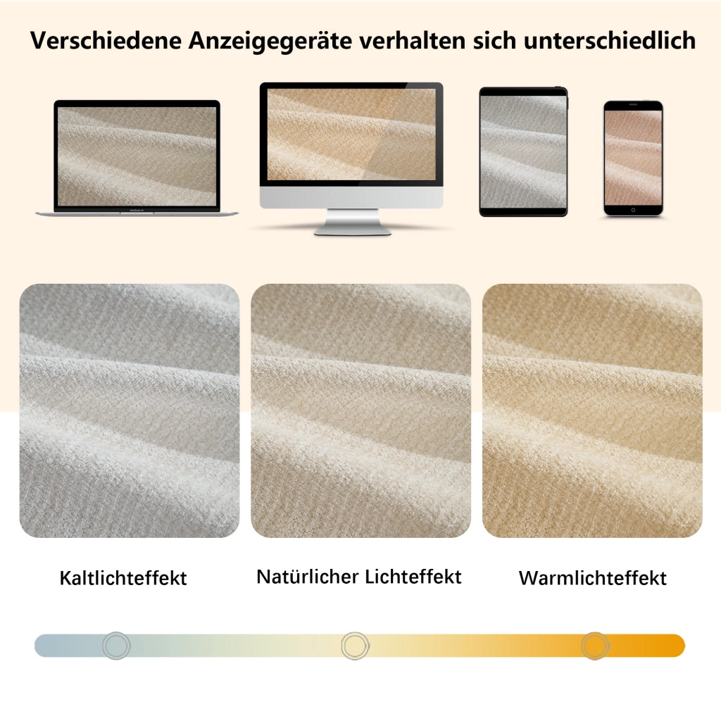 Divano modulare 4 posti senza telaio con schiuma ad alta densità e seduta ampia in ciniglia beige 334 × 97 × 68 cm