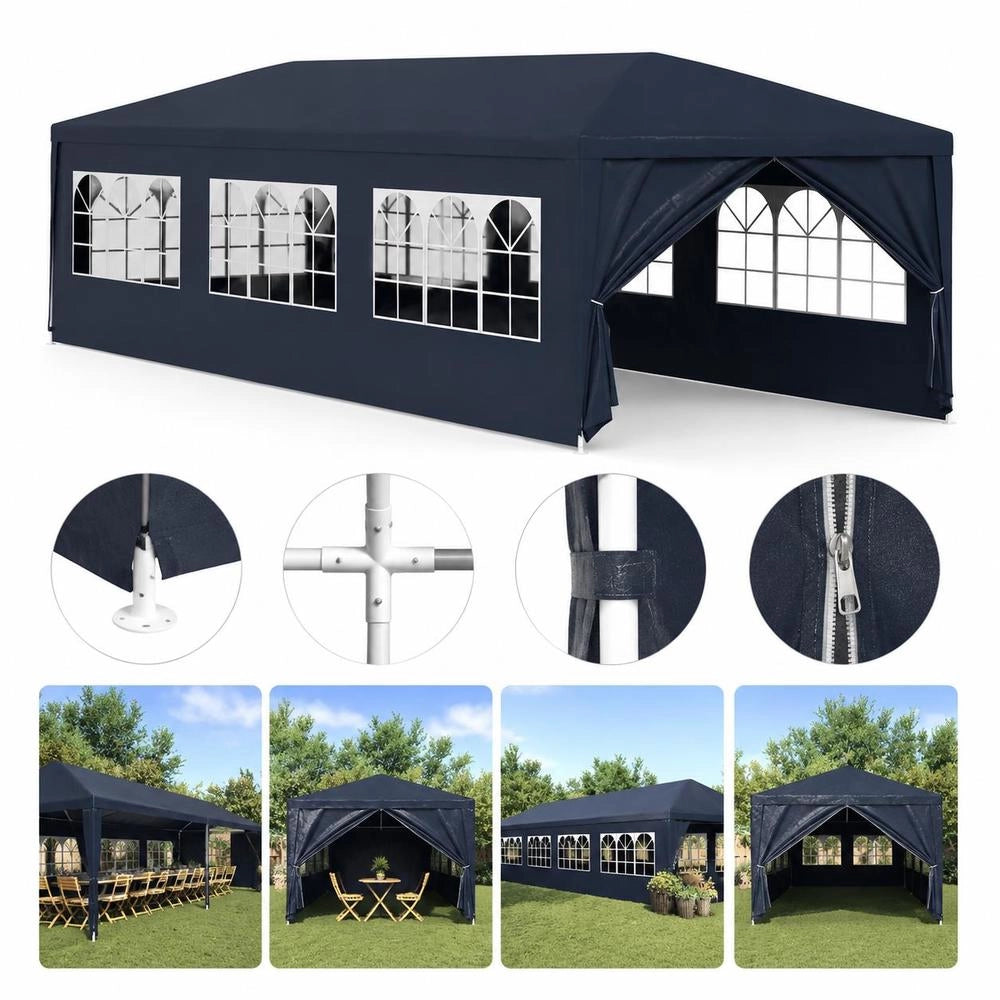 Party Tent 3x9 M Blue