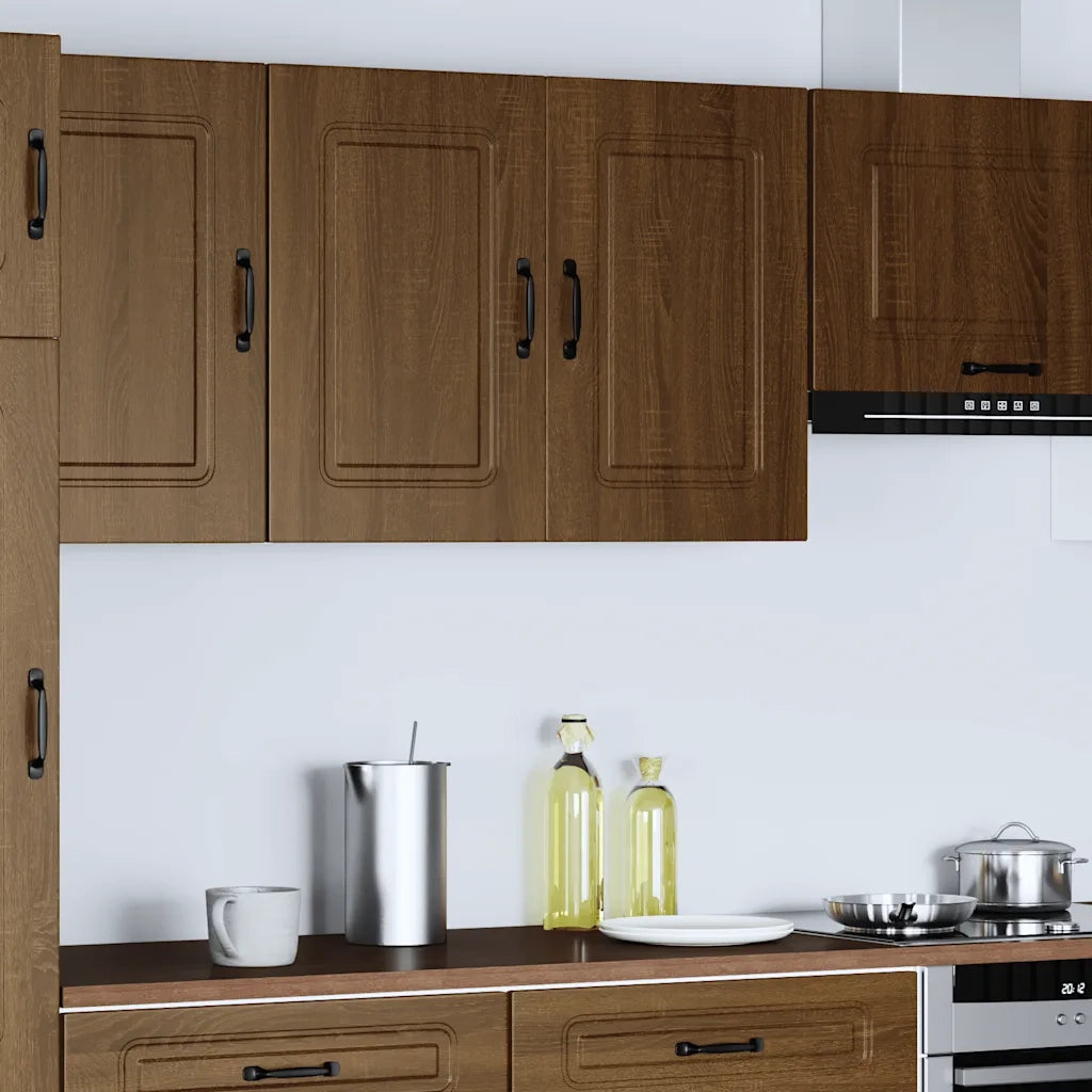 Pensile da Cucina Kalmar Rovere Marrone in Legno Multistrato