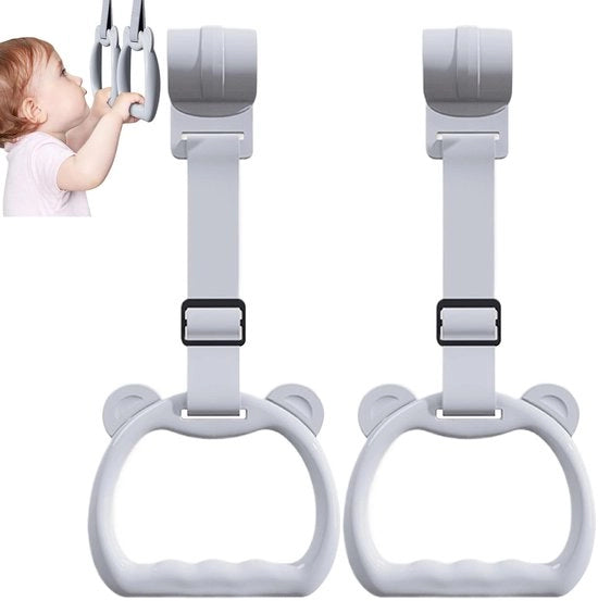 Accessori per Cinturino - Cinturino Accessorio Antiscivolo - Lavorazione in Pelle - Manubrio Antiscivolo - 2 Pezzi - Grigio