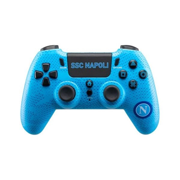 Gamepad qubick acp40159 playstation 4 ssc napoli wireless azzurro e bi
