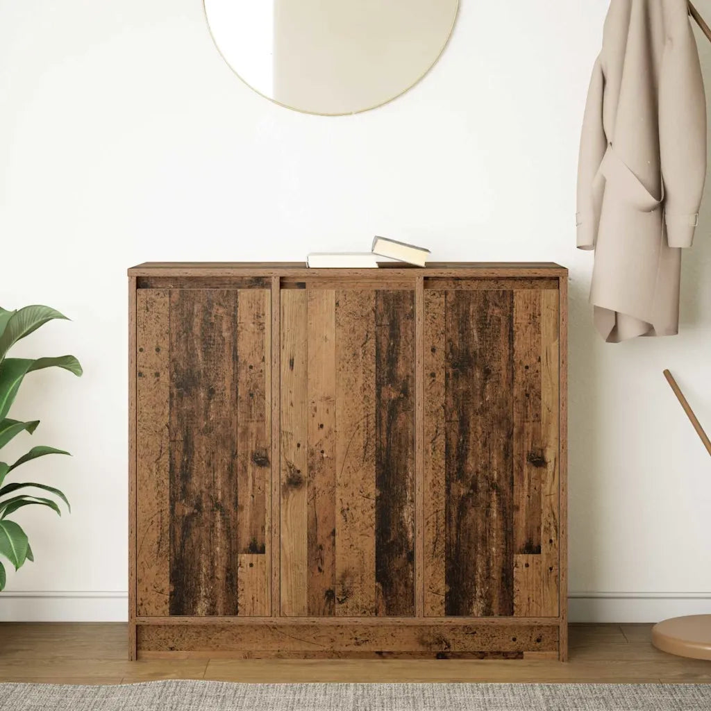 Credenza | Madia | Buffet da pranzo | Armadio da pranzo Legno Antico 85x34x76 cm in Legno Multistrato