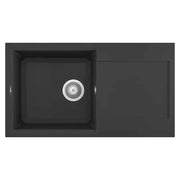Lavello Elleci Incasso 1 vasca 78x43,5 Easy 290 Granitek Nero LGY29040