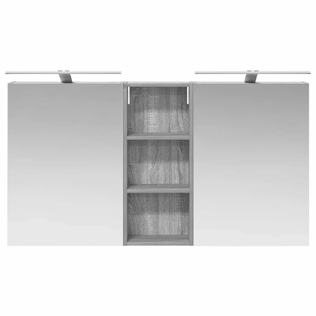 Set di Armadi da Bagno con lo scaffale 3 pcs 130 x 14,5 x 70 cm 3403773