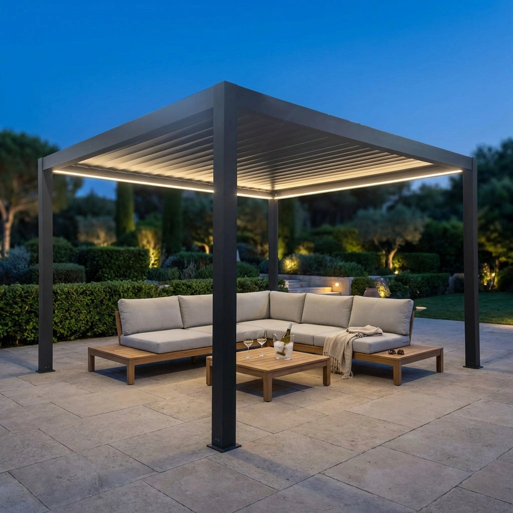 Pergola Bioclimatica motorizzata smart in alluminio - TONY PRO
