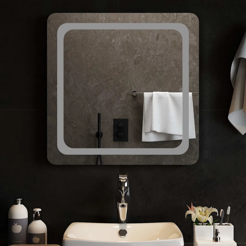 Specchio da Bagno con Luci LED-Specchio per Bagno 60x60 cm 301509