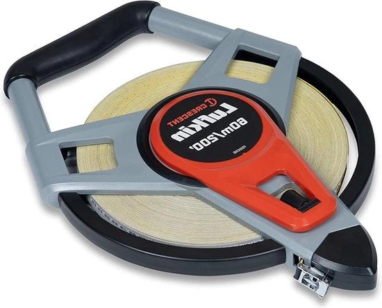 Fibra ottica meetlint 60 m x 19 mm con divisione metrica e inglese - Arancione - 3 a 1 ritorno - FE60CME