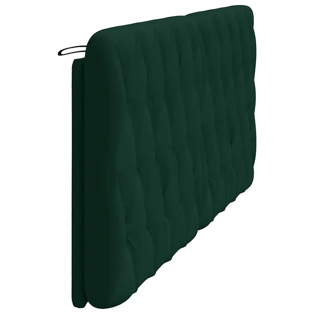 Cuscino Testiera Verde Scuro 200 cm in Velluto CFW8518312