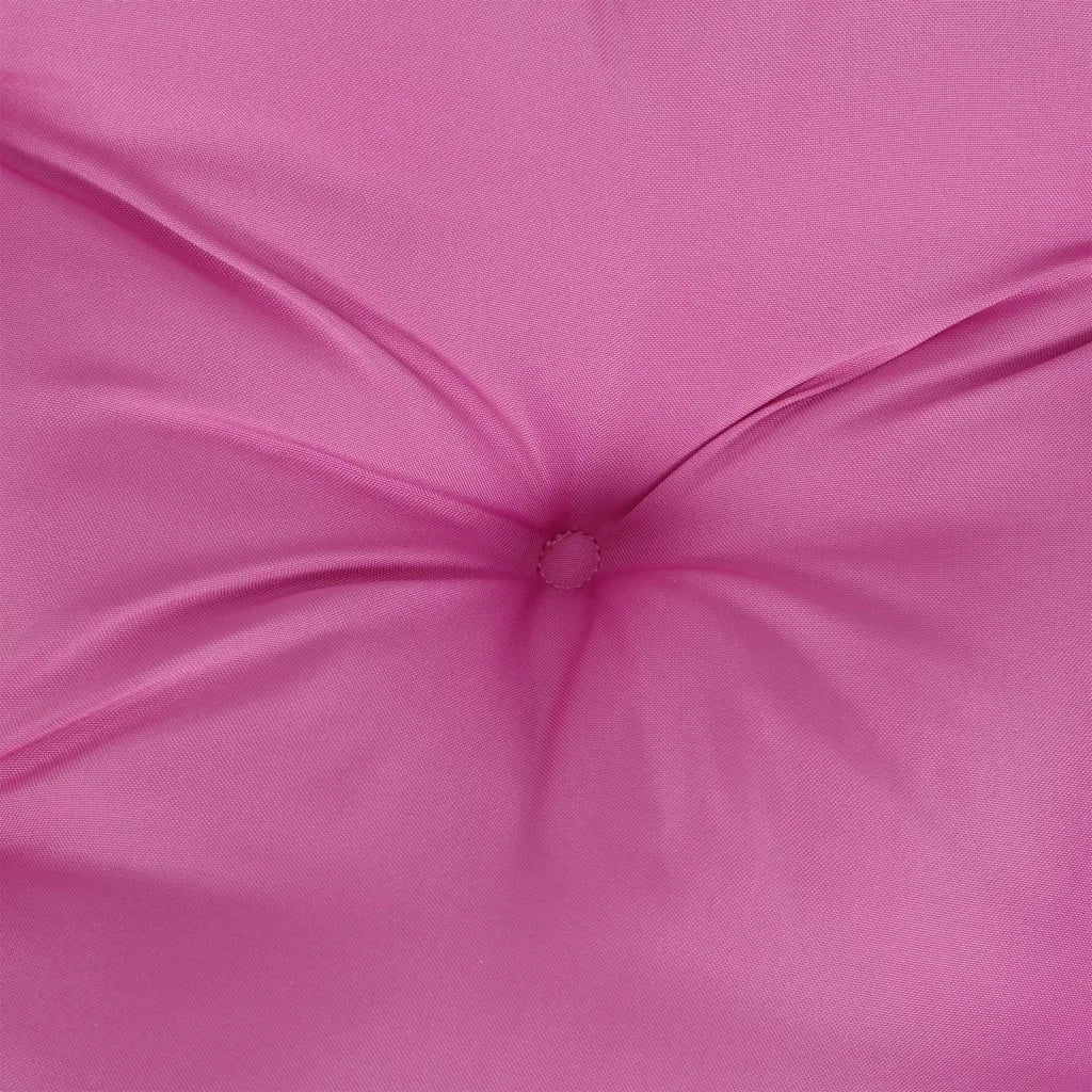Cuscino per pallet | Cuscini per sedie Rosa 80x80x12 cm in Tessuto