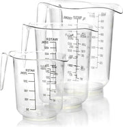 Misuratore di Contenuto in HTML - Cucchiaini di Misura con Scala in Millilitri e Grammi 1000 ml 500 ml 250 ml