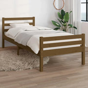 Giroletto senza Materasso-Struttura Letto Ambra in Legno Massello 75x190 cm 242527