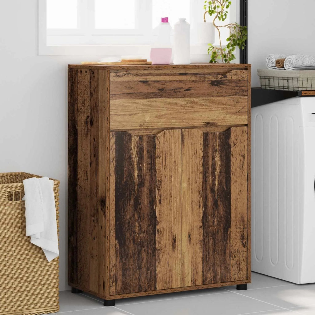 Mobile da Bagno con cassetto Legno vecchio 72,5 x 36,5 x 100 cm 888775