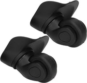 Set di Chiavi per Bicicletta - Sicurezza - 2 Chiavi - Antisfondamento - Adatto per Biciclette - Nero - Uso Universale - Accessori Pratici per Ciclisti