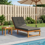 Cuscino per Lettino GEMERT 100% Poliestere Grigio 947466
