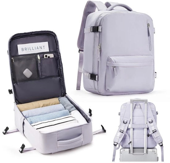 Borsa a mano Easyjet 45x36x20 per sedile di volo Borsa da viaggio per donne Borsa a mano per volo Impermeabile Borsa da viaggio per uomini Borsa a mano per laptop da 15.6 pollici