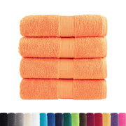 Asciugamani Premium SOLUND 4 pz Arancione 30x30 cm 600 g/m² 137372