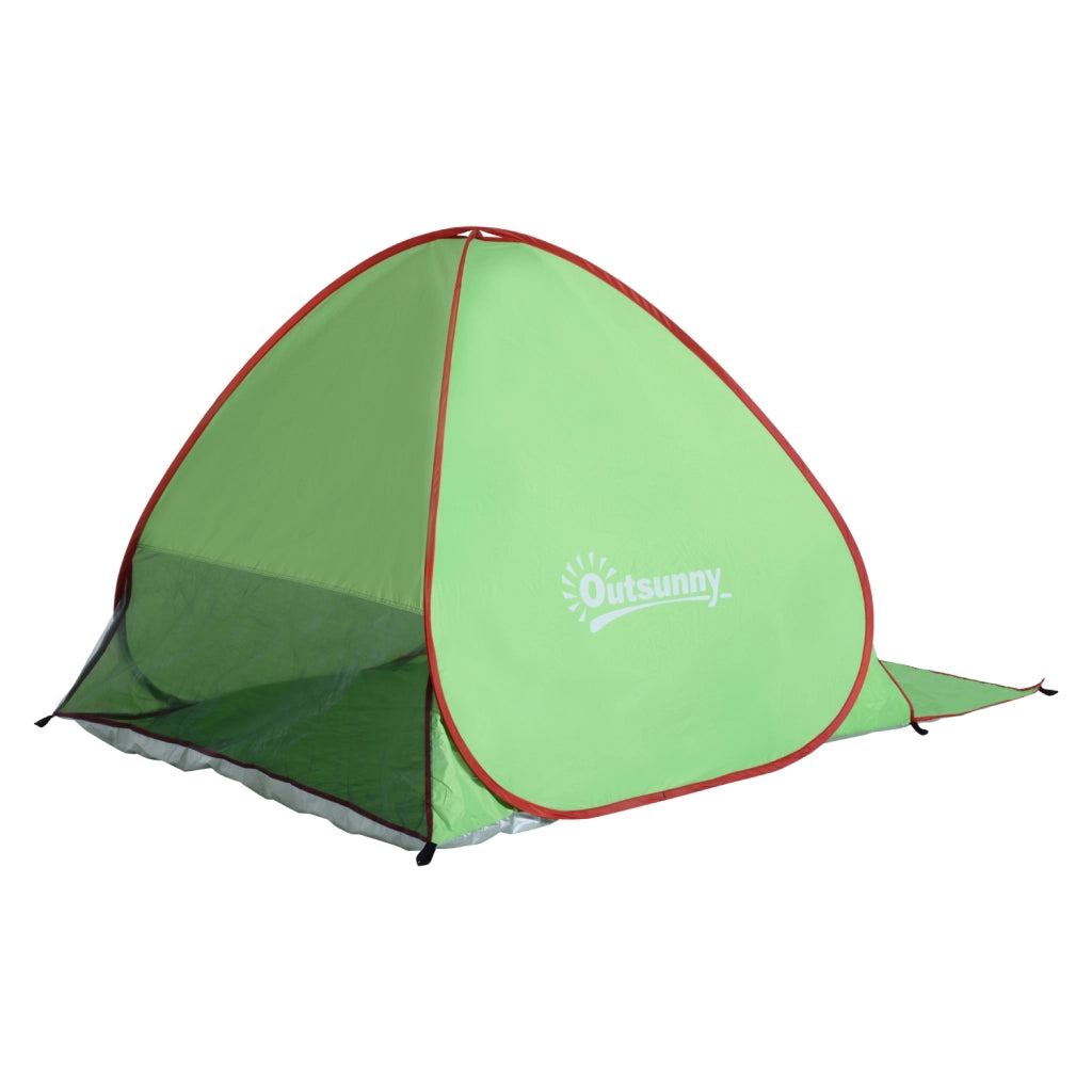 Tenda da spiaggia pieghevole automatica ¨C Zephmum ¨C Verde rosso