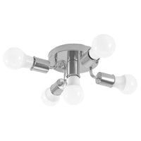 Plafoniera Riflettore Metallo APP707-5C Cromo