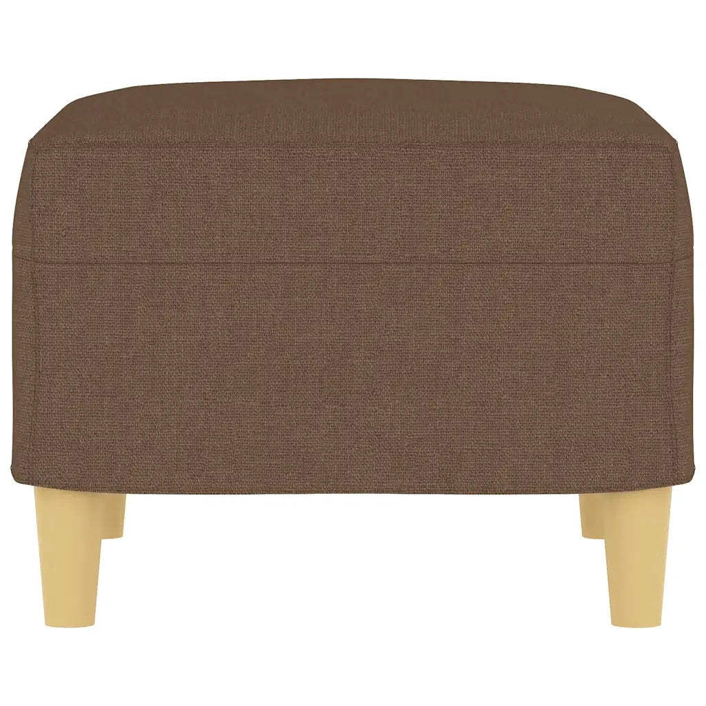 Poggiapiedi Marrone 60x50x41 cm in Tessuto cod mxl 67312