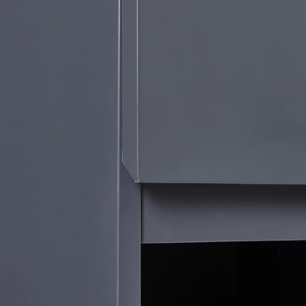 Mobiletto/scaffale da parete per bagno 60 x 30 x 30 cm grigio 03_0008898