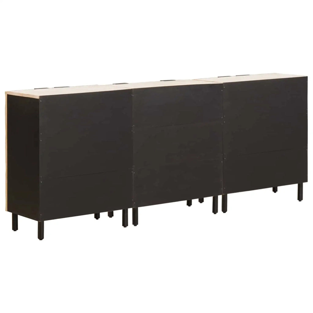 Credenza 3 pcs Finitura Bianco Lavato 180 x 33 x 75 cm 3310029