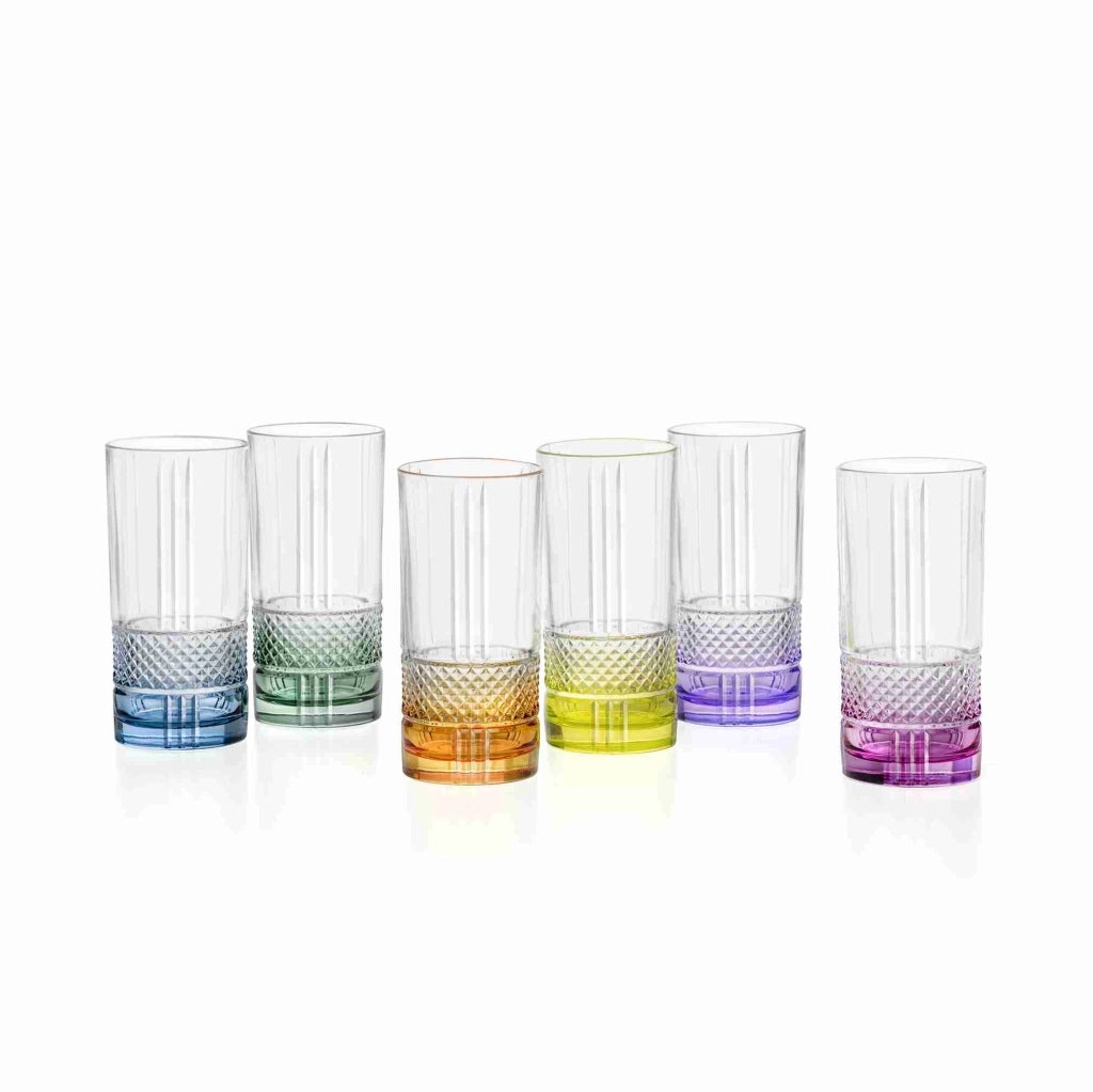 RCR - Set 6 bicchieri bibita Brillante cl 37