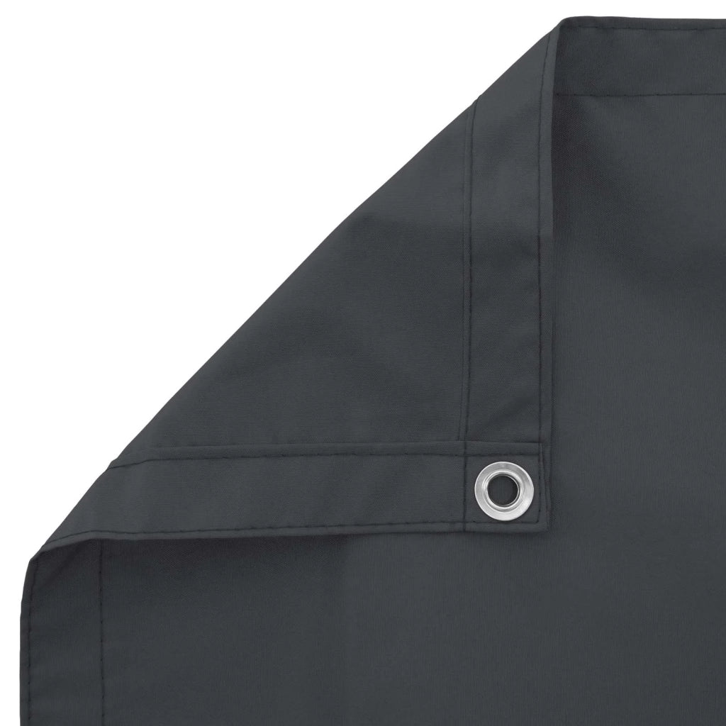 Schermo da balcone-Pannello per balcone Nero 90 x 200 cm Oxford alu rivestito in PU