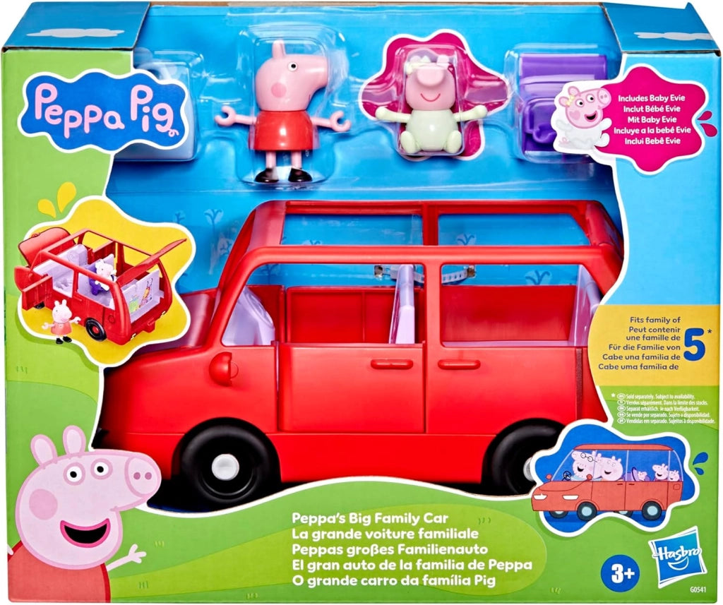 Peppa Pig, L`automobile di Famiglia di Peppa, playset,Hasnro,Eta 3+