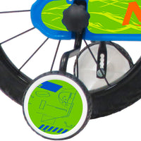 Bicicletta per Bambino 16” 2 Freni Nerf Nera