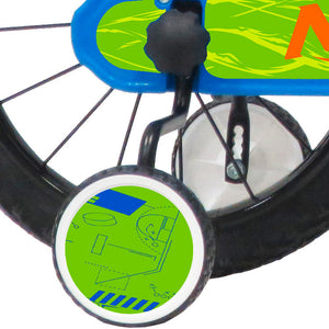 Bicicletta per Bambino 16” 2 Freni Nerf Nera