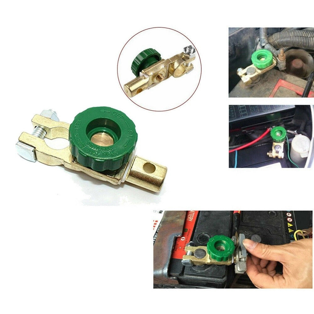 Trade Shop - Morsetto Staccabatteria Antifurto Stacca Batteria Auto Barca Camper 12/24v -