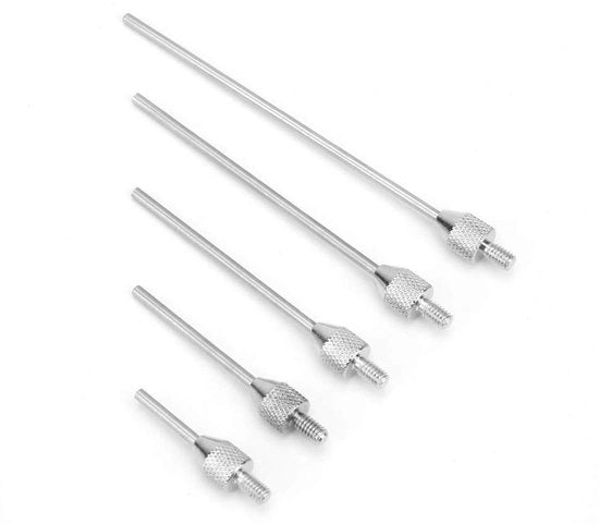 Indicatore di test contatti - Contatti a punta D1,5mm - Contatti a punta in wolframio - Contatti a punta 5 pezzi - Contatti a punta con dado standard - Contatti a punta con alta precisione e compatibilità - Contatti a punta con punti di misura