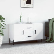 Credenza-Buffet-Armadio da cucina Bianca 100x36x60 cm in Legno Multistrato 369966