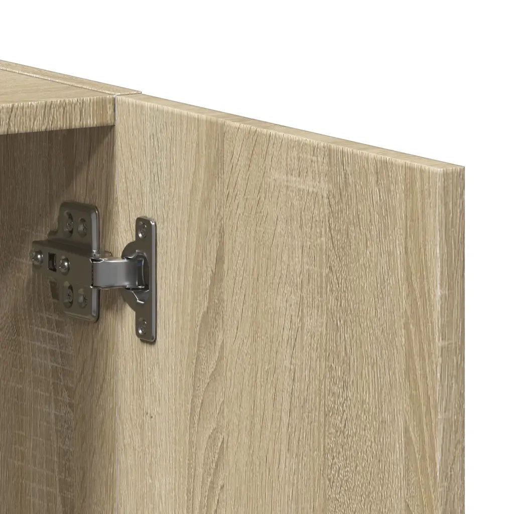 Schedario Rovere Sonoma 60x32x115 cm in Legno Multistrato 840774