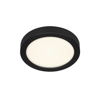 Plafoniera Contemporanea Fire Black Metallo Nero Led Integrato 16,5W 4000K