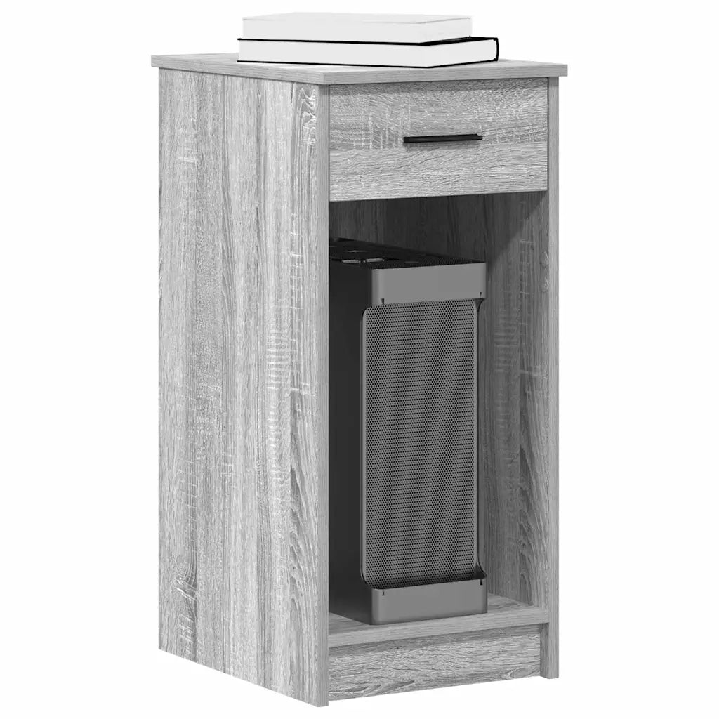Supporto a Torre per Computer con Cassetto Grigio 35x45x77 cm CFW7993933