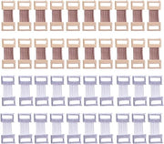 Fascette di alluminio per bende elastiche - Attacchi metallici flessibili per diversi tipi di bende 40 pezzi Bronzo M