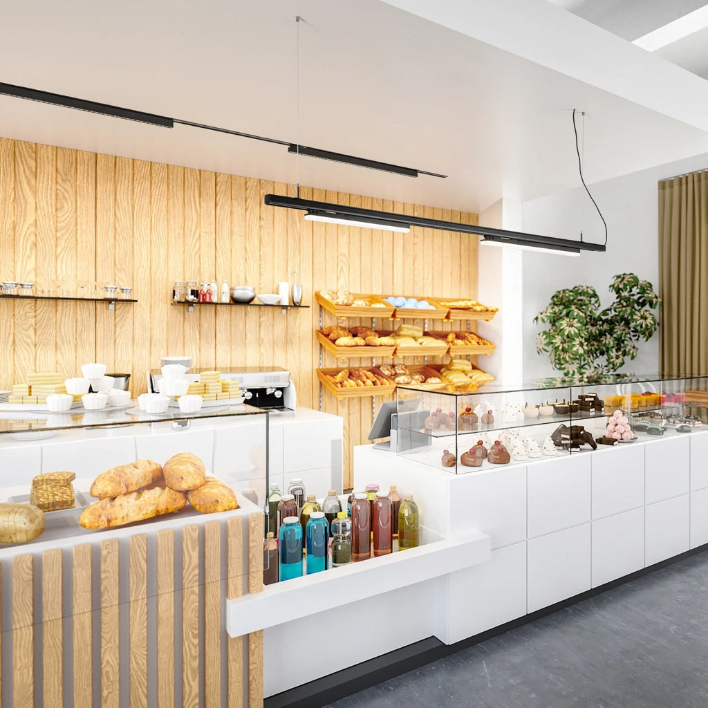 Faretto A Binario Display LED 38W Luce Naturale Bianca Ideal Lux
