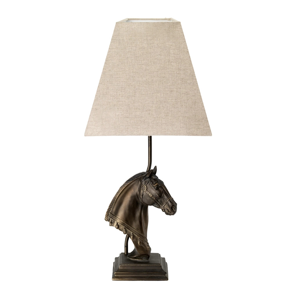 Abatjour Contemporaneo Eclipse Materie Plastiche Bronzo Tessuto 1 Luce E27