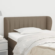 Testiera ad Orecchio-Testata con Orecchie Tortora 93x23x78/88 cm in Tessuto 383561