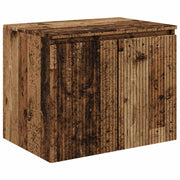 Mobiletto da Bagno a Muro Legno antico 62,5 x 44,5 x 50 cm