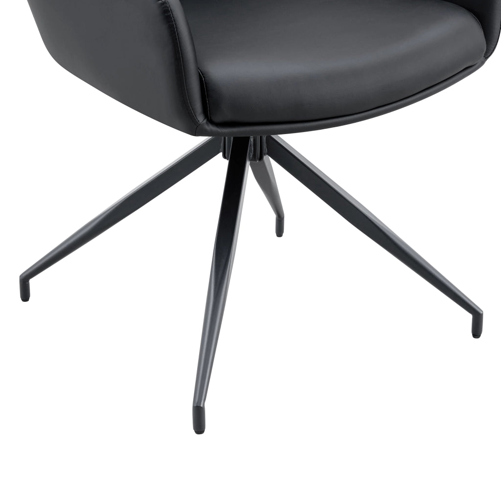 Set da pranzo con tavolo rotondo in vetro temperato e metallo; nero e trasparente