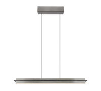 Lampada a sospensione LED, metallo, acciaio, L 95 cm, Emerson