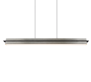 Lampada a sospensione LED, metallo, acciaio, L 95 cm, Emerson