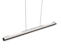 Lampada a sospensione LED, metallo, grigio caldo, L 95 cm, Emerson