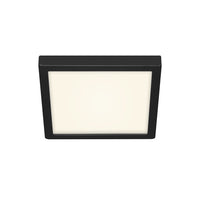 Plafoniera Contemporanea Fire Black Metallo Nero Led Integrato 20W 4000K
